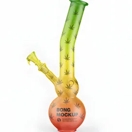 Frosted Glass Weed Bong